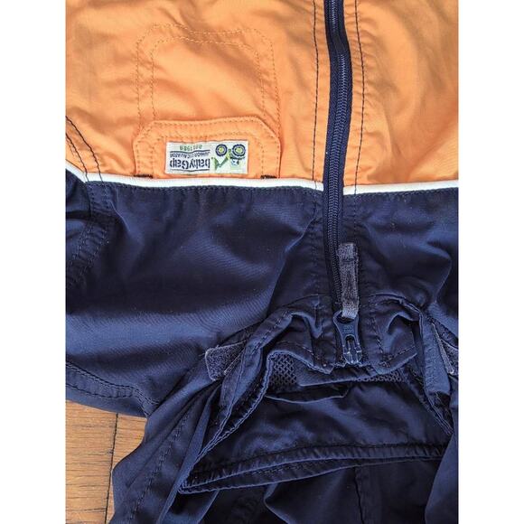 Gap baby Coat Toddler Boys 18-24 m Jacket Hood Blue Orange A001825 - Picture 2 of 4